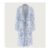 Vismaya White & Blue Patterned Robe