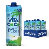 Vita Coco Original Coconut Water Multipack – 6×1 L – Vitamin C & Potassium