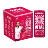 Vital Gut Healthy Sparkling Raspberry 4x330ml (Nectar)