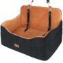 Vivifying Dog Car Seat, Memory Foam Large Back Seat Dog Bed for Medium&Large or Two Small Up to 25KG