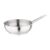 Vogue M947 Stainless Steel Saute Pan 200mm Induction Frying Kitchen Cookware, Silver