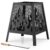 VonHaus Firepit for Outdoor, Garden, Patio Flame Design