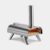 VonHaus Pizza Oven with Stone, Stainless Steel, Pellet Fuelled, Removable Chimney, Foldable Legs w/ Discount for Carers