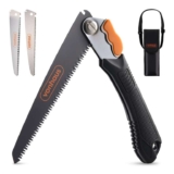 VonHaus Pruning Saw – Folding Hand Saw with 3 Blades, Safety Lock – Sold & Shipped by Vonhaus UK