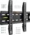 VonHaus TV Wall Bracket for 15-50 Screens, Ultra-Slim TV Bracket with Spirit Level, Flat to Wall Mount, 40kg Capacity, Max VESA: 300x200m