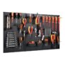 VonHaus Tool Pegboard – 44pc – Shed and Garage Wall Storage Board – Secure Organiser Wall Mounted – Sold & Shipped by VonHaus UK