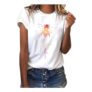 Voqeen Womens Bee Kind Short Sleeve T-Shirt
