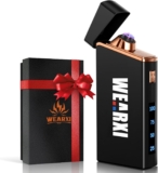 WEARXI Fathers Day Dad Gifts for Men Electric Lighter, Birthday Mens Gift for Dad/Him/Grandpa, Camping Accessories Gadgets