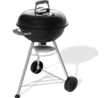 WEBER Compact 47 cm Portable Kettle Charcoal BBQ – Black w/ code
