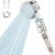 WELDUN Hard Water Filter Shower Head, Rotatable Shower Head with 20 Stage Filter, 1.5M Shower Hose, Bathroom Handheld Shower Heads with 3 Mode, Water Level Regulation Bottom, White