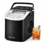 WELLENT Ice Maker Machine Countertop, Portable Bullet Ice Maker