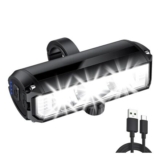 WIAZUQS Front Bike Light 1700 Lumens Rechargeable IPX5 4 Modes