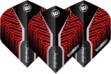 WINMAU Dart Flight – Prism Delta Extra Thick 100 Micron – 1 Satz pro Packung (insgesamt 3 Dart-Flights) – Professionelles Dart Zubehör