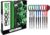 WINMAU Darts Rookie 20g Professional Darts Set Brass Dart Barrels Prism Zeta Flights, Pro Force Shafts & Bar Wallet Red, Blue or Green Choose 1 Set or 3 Pack – Amazon Exclusive