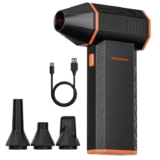WOLFBOX MF50 Compressed Air Duster-110000RPM Cordless, 3-Gear Adjustable Mini Blower with Fast Charging sold by WOLFBOX FBA – Prime Deal