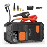 WOLLAR 4000A Jump Starter Power Pack with Dual-Cylinder 5-in-1 Compressor