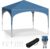 WOLTU Pop-up Gazebo, Gazebo 3m x 3m, Folding Event Shelter for Outdoor, Garden, Camping, Height Adjustable, Waterproof, UV-Protection, with Carry Bag, Blue