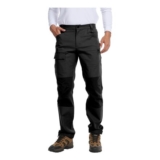 WORK IDEA Mens Hiking Trousers: Stretch, Slim, Water-Resistant, Durable