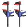 WORKPRO 150mm Ratchet Bar Clamp Set with 285mm Spreader 2-Pack