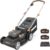 WORX WG745E 40V Brushless Cordless Lawnmower, 41cm, 600m², Battery & Charger, 5-Year Warranty