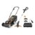 WORX WG927E 40V PowerShare Lawn Mower and Trimmer Twin Pack