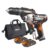 WORX WX902 Powershare Cordless Impact Driver Hammer Drill Twin Pack with 2X 2.0Ah Batteries, Charger & Bag – W/Code – WORX DIY and Garden