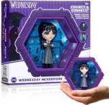 WOW PODS 4D Wednesday Addams Nevermore Uniform Connectable Collectable Bobble-head figure that Bursts from their World into Yours Wall or Shelf Display Wednesday Addams Toys and Gifts No. 496