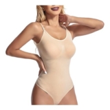 WTMFORU Shapewear Bodysuit for Women, Tummy Control, Beige