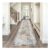WUBCIX Abstract Runner Rug, Coffee-Blue, 2×6 Ft