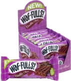 WafFULLS Double Choc Waffles (12x 50g) – Soft Waffle Sandwich Breakfast Snacks Ready to Eat Snack for Kids and Adults Double Chocolate Bars Individually Wrapped Waffles Snacks Bulk Christmas Gifts