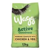 Wagg Active Goodness Dry Dog Food Chicken and Veg 12kg