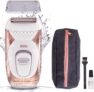 Wahl Ladies Shaver, Wet and Dry Hair Remover for Legs Underarms, Bikini Trimmer, Painless Hair Removal, Light Portable Shavers, Smooth Shaving for Women, Less Irritation, Showerproof Electric Razor