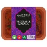 Waitrose Indian Vegetable Masala Curry for 2 – 350g