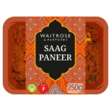 Waitrose Saag Paneer 250g