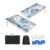 Wakefa Cornhole Set: 2 Solid Wood Boards, 3x2ft, 8 Bags