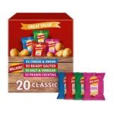 Walkers Classic Variety Multipack Crisps Box 20 X 25g