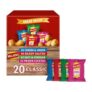 Walkers Classic Variety Multipack Crisps Box 20 X 25g