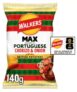 Walkers Max Portuguese Chorizo & Onion Sharing Crisps, 140g