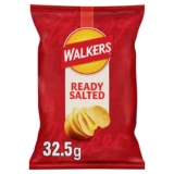 Walkers Ready Salted Crisps 32.5g (Case of 32)