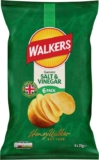 Walkers Salt & Vinegar Multipack Crisps 6 x 25g