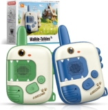 Walkie Talkie Kids, Dinosaur Toys for Boy Toy Age 4 5 6 7 8 9 Year Old Boy Gifts for 3-12 Year Olds Kids Camping Accessories Outdoor Toys Sensory Toys for Autism
