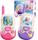 Walkie Talkies Toys for Kids:Mermaid Toys 2 Pack Birthday Gifts for 3 4 5-7 8 Year Old Girls Toy for 4 5 6 7 8-10 Year Old Camping Outdoor Games,Easter Christmas Stocking Stuffers for Girls Kids