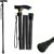 Walking Stick Adjustable Folding Walking Sticks for Women and Men, Walking Cane for Elderly Or Disabled, Folding Adjustable Height, Left Or Right Handed, Non-Slip Rubber Tip, Wrist