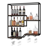 Wall Mounted 5-Tier Wine Rack Storage Unit