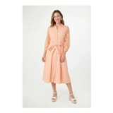 Wallis Petite Cotton Lace Belted Shirt Dress