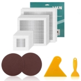 WanderGo 18 Pcs Wall Patch Repair Kit, 2/4/6inch Self Adhesive Drywall Patch Repair Kit for Repairing Damaged Walls or Ceiling Repairs
