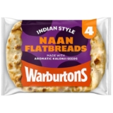 Warburtons 4 Naan Flatbreads – Clubcard Price