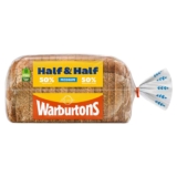 Warburtons Half & Half Medium Bread 800g (Clubcard Price)