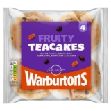 Warburtons Teacakes x4 – Nectar Price