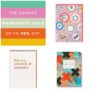Warehouse Sale – Birthday Cards 5p / V&A Notebook £1 / 3 x Notebooks £2.50 / 25 Card Bundle £9.95 & More